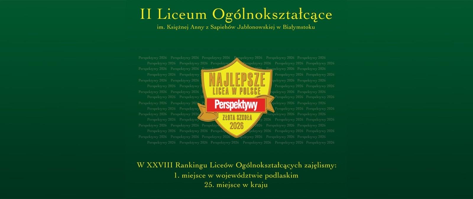 II Liceum Ogólnokształcące in Białystok